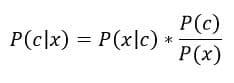 naive bayes formula