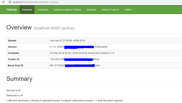 Running Hadoop On Windows